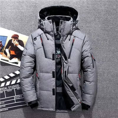 Cole | Wattierte Winterparka mit Stehkragen und Kapuze für Herren