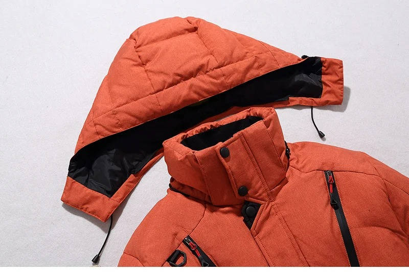 Cole | Wattierte Winterparka mit Stehkragen und Kapuze für Herren