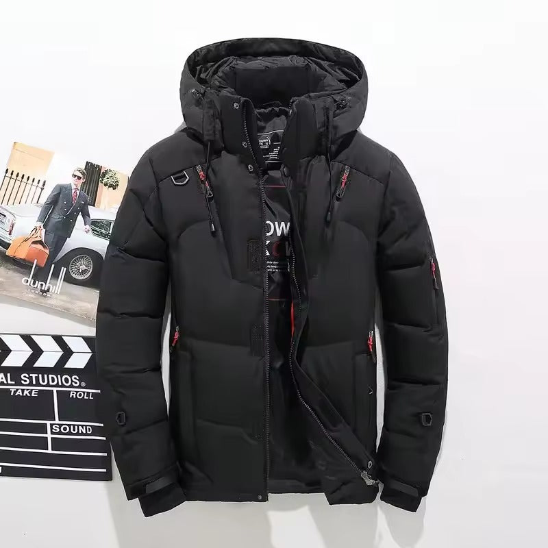 Cole | Wattierte Winterparka mit Stehkragen und Kapuze für Herren