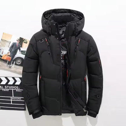 Cole | Wattierte Winterparka mit Stehkragen und Kapuze für Herren