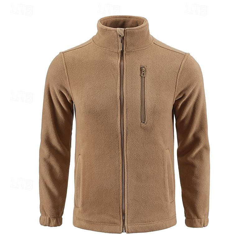Anders | Steppjacke Herren Stehkragen Reißverschluss Taschen