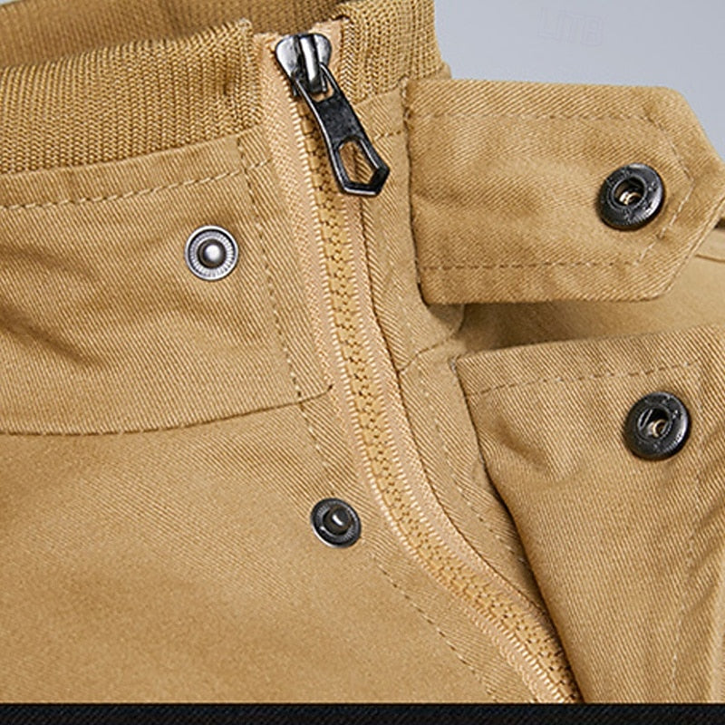 Anders | Robuste Feldjacke mit Stehkragen und Reißverschluss für Herren