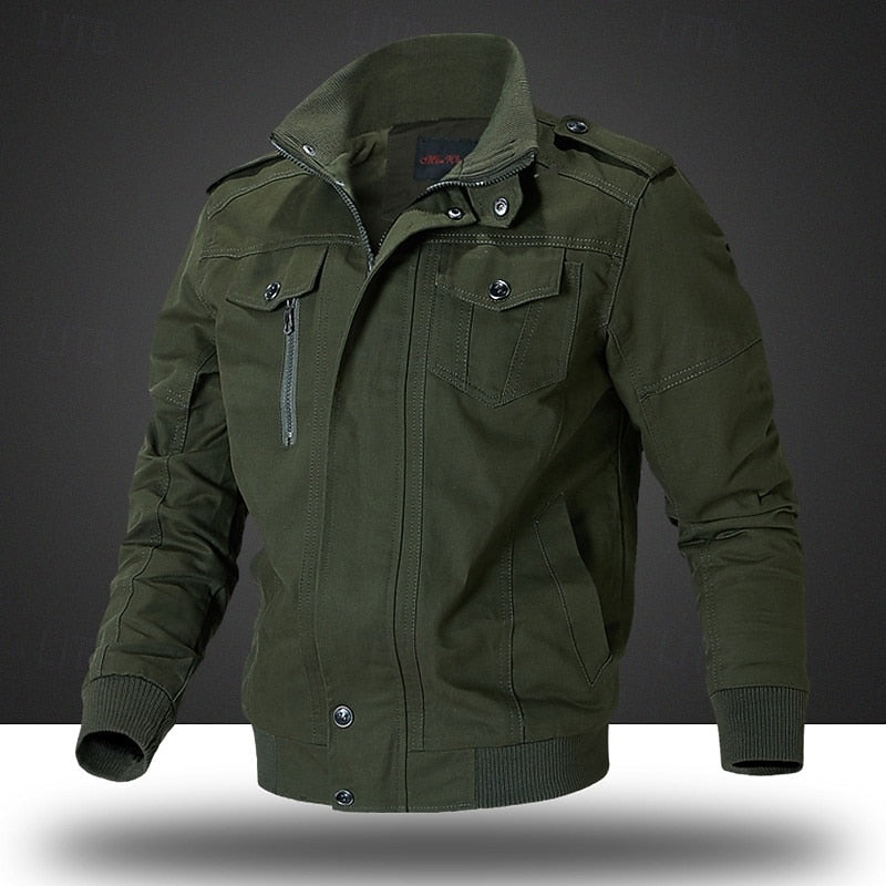 Anders | Robuste Feldjacke mit Stehkragen und Reißverschluss für Herren