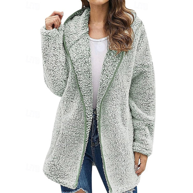 Ingeborg | Gesteppte Kapuzenjacke mit Reißverschluss und lockerer Passform für Damen