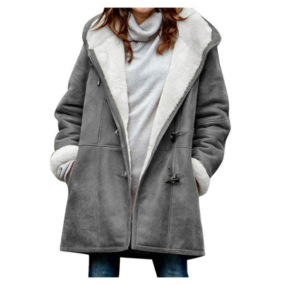 Sterre Wattierter Wintermantel mit Kapuze für Damen