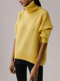 Heleen | Damen Rollkragenpullover mit Langarm und Feinstrick