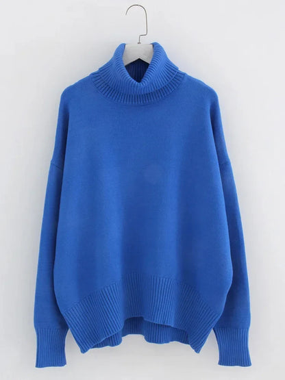 Heleen | Damen Rollkragenpullover mit Langarm und Feinstrick