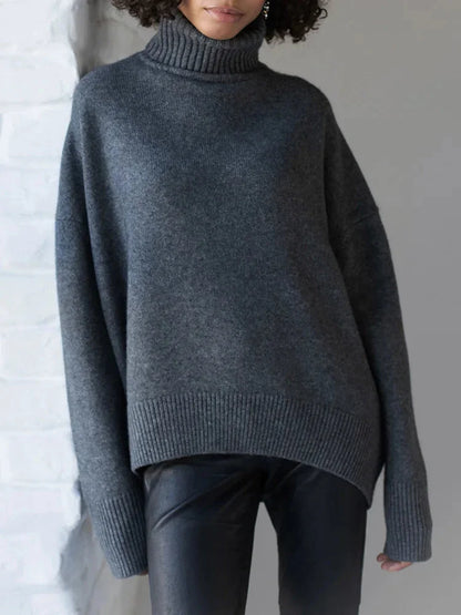 Heleen | Damen Rollkragenpullover mit Langarm und Feinstrick