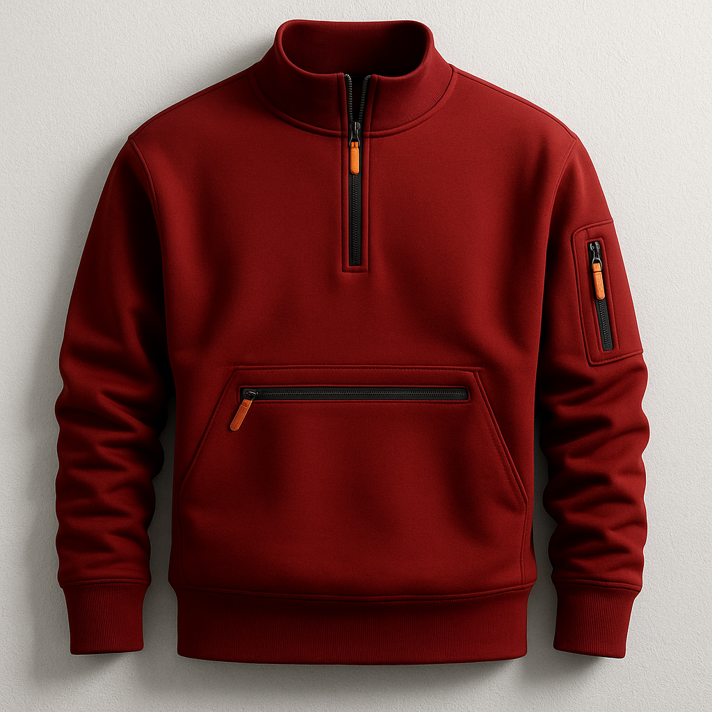 Rafael | Herren Strickpullover mit Ärmeltasche