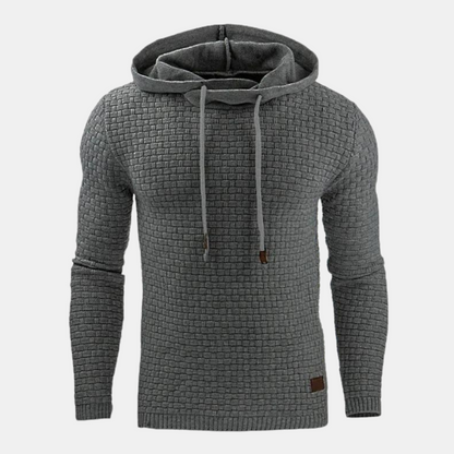 Sander | Gemusterter Kapuzenpullover für Herren im Vintage-Stil