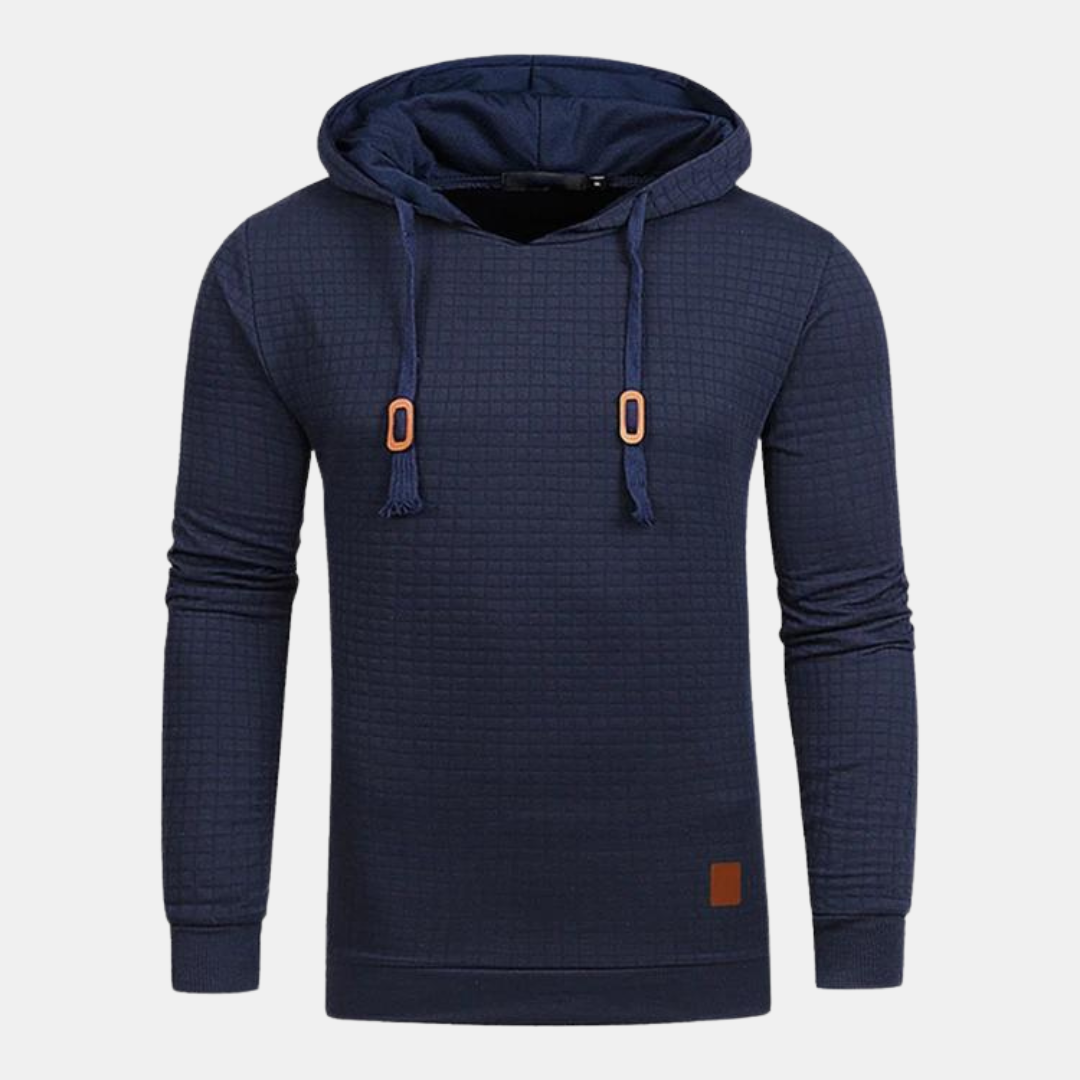 Sander | Gemusterter Kapuzenpullover für Herren im Vintage-Stil