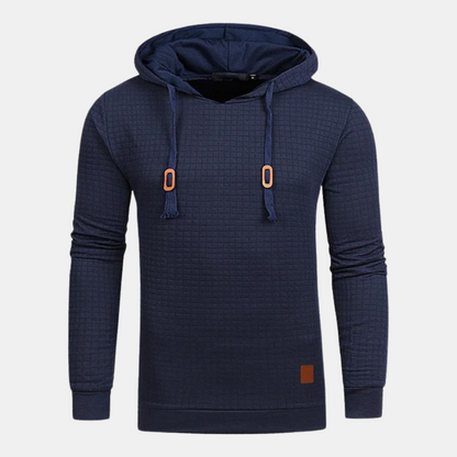 Sander | Gemusterter Kapuzenpullover für Herren im Vintage-Stil