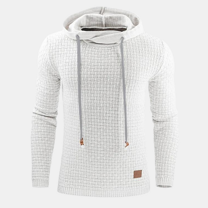 Sander | Gemusterter Kapuzenpullover für Herren im Vintage-Stil
