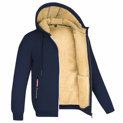 Hayes | Herren Kapuzenjacke mit Reißverschluss