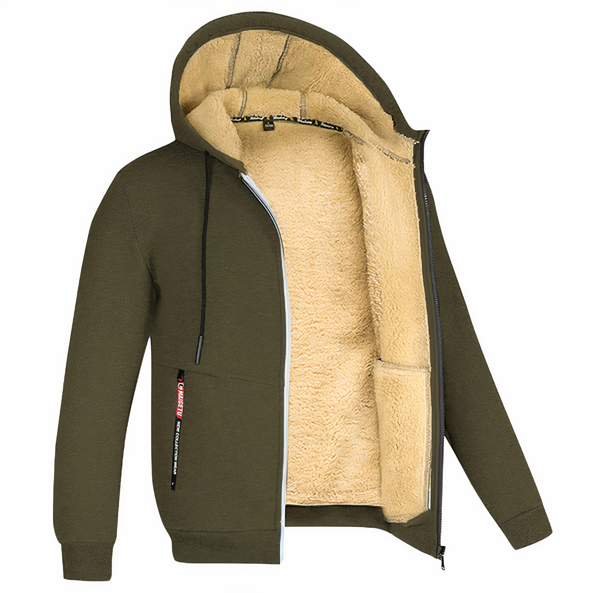 Hayes | Herren Kapuzenjacke mit Reißverschluss