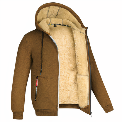 Hayes | Herren Kapuzenjacke mit Reißverschluss
