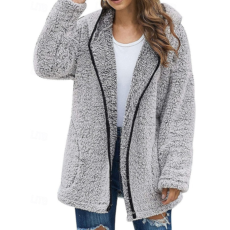 Ingeborg | Gesteppte Kapuzenjacke mit Reißverschluss und lockerer Passform für Damen