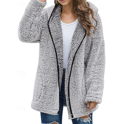Ingeborg | Gesteppte Kapuzenjacke mit Reißverschluss und lockerer Passform für Damen