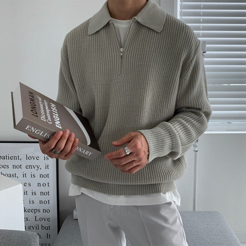 Sem | Strukturierter Winterpullover für Herren