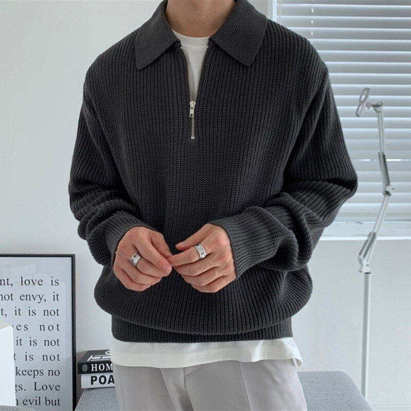Sem | Strukturierter Winterpullover für Herren