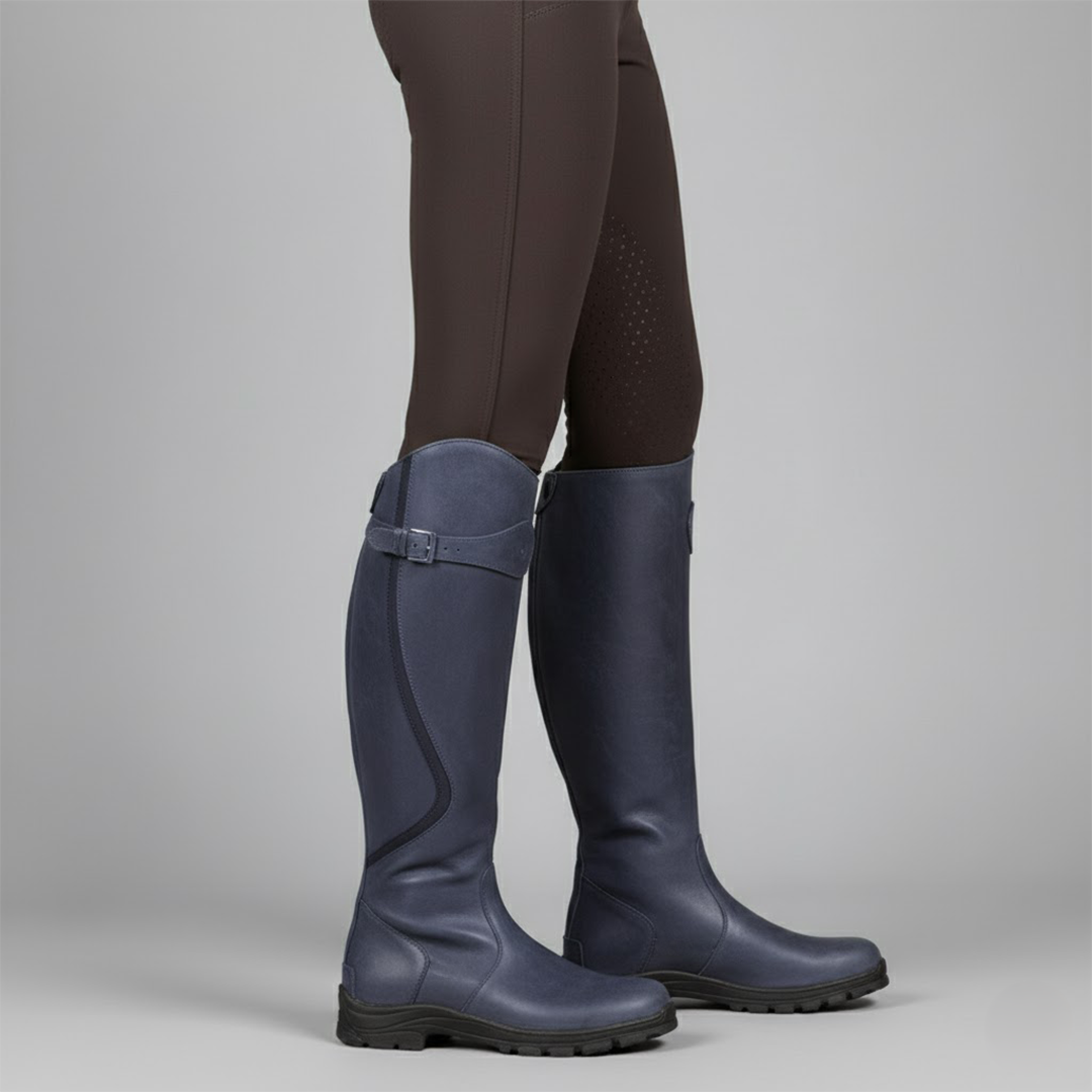 Sigrid Wasserdichte Reitstiefel für Damen mit robuster Sohle