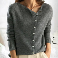 Maria | Baumwoll Rollkragenpullover Damen Gerippt Langarm
