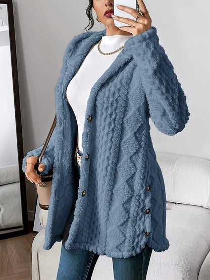 Nadira | Kapuzen Strickjacke Oversize für Damen