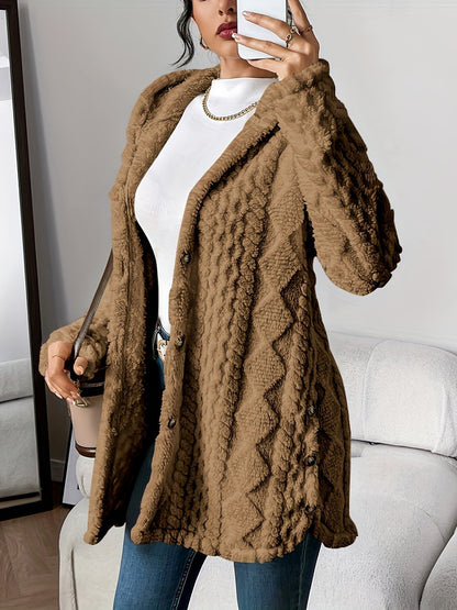 Nadira | Kapuzen Strickjacke Oversize für Damen