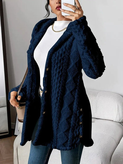 Nadira | Kapuzen Strickjacke Oversize für Damen