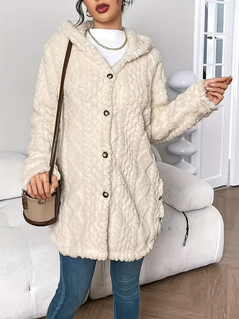 Nadira | Kapuzen Strickjacke Oversize für Damen