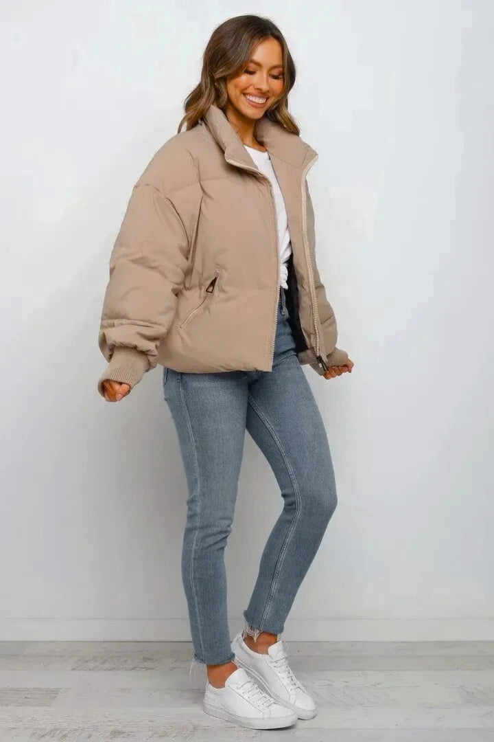 Elodie | Gesteppte Steppjacke Damen Kurz mit Reißverschluss