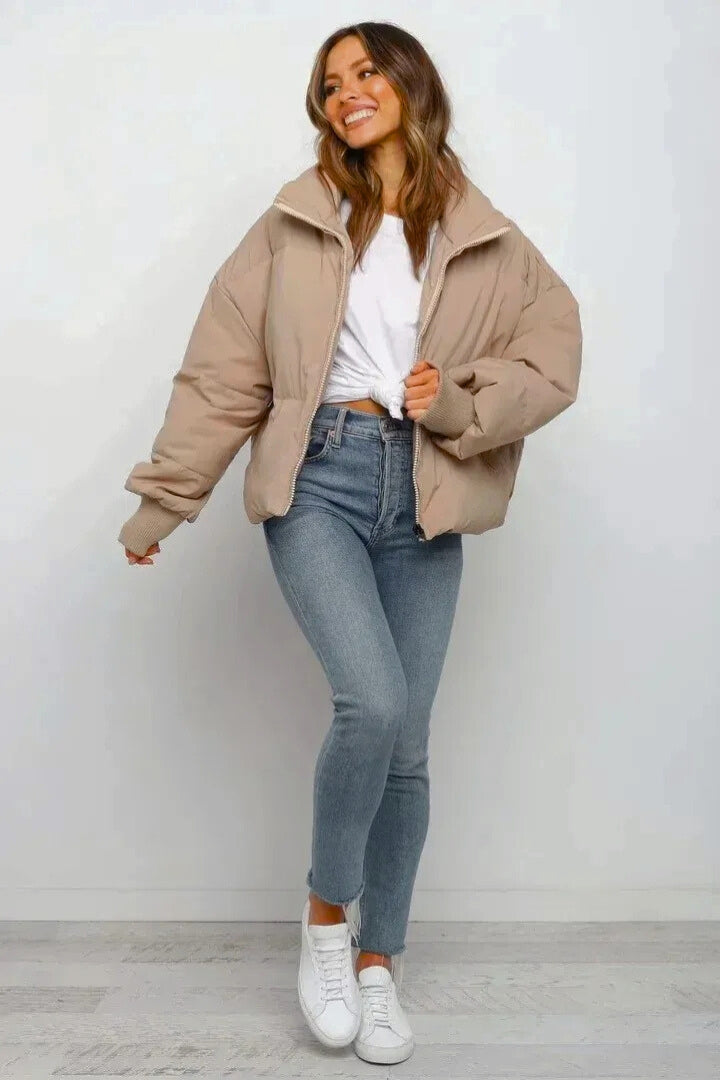 Elodie | Gesteppte Steppjacke Damen Kurz mit Reißverschluss