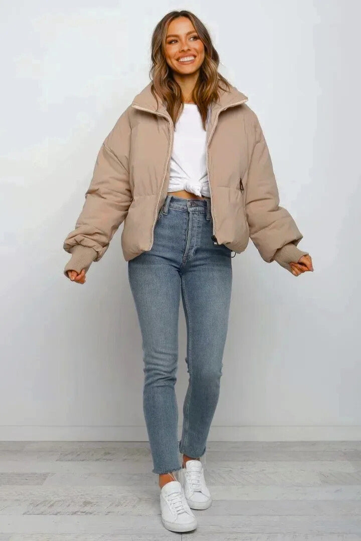 Elodie | Gesteppte Steppjacke Damen Kurz mit Reißverschluss