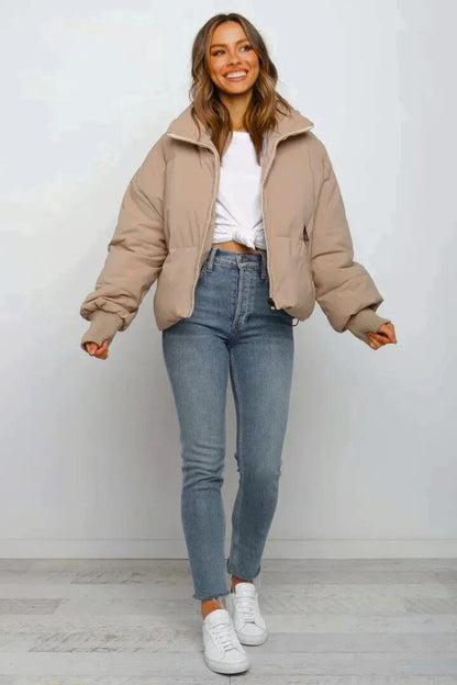 Elodie | Gesteppte Steppjacke Damen Kurz mit Reißverschluss