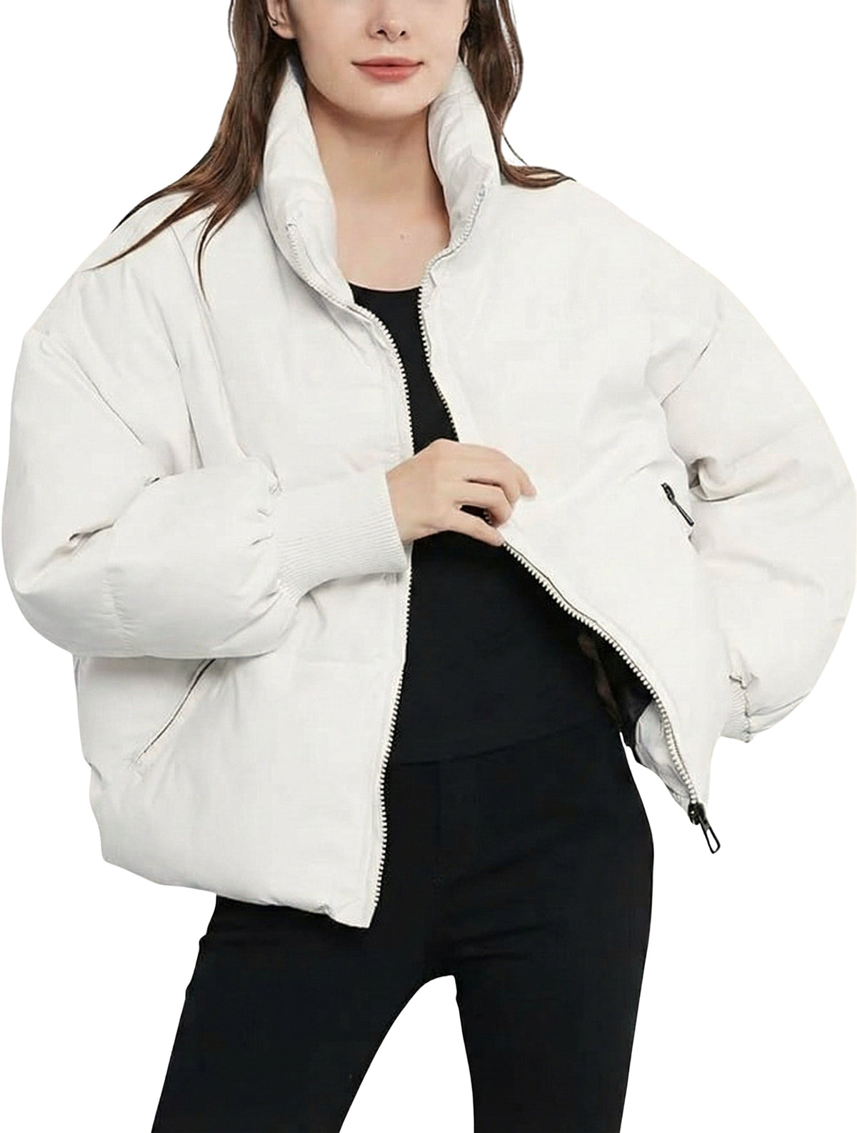 Elodie | Gesteppte Steppjacke Damen Kurz mit Reißverschluss