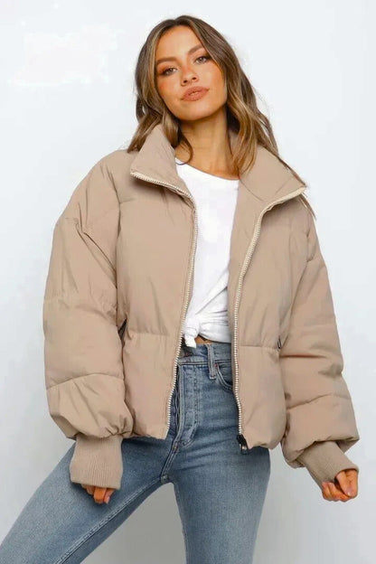 Elodie | Gesteppte Steppjacke Damen Kurz mit Reißverschluss